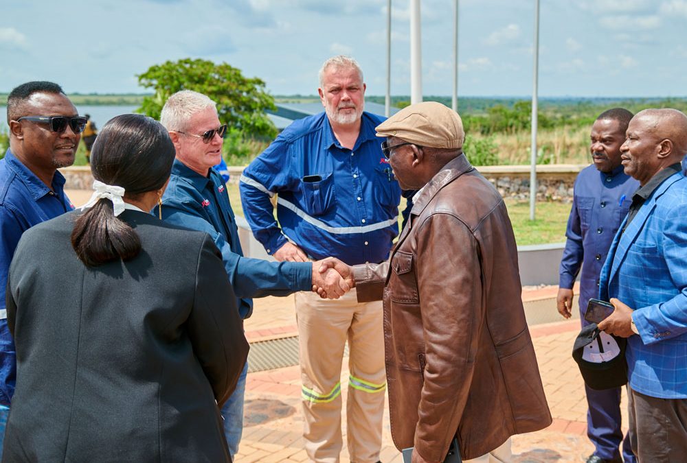 Kamoa Copper welcomes the delegation of the Zambian Minister of Infrastructure and the Governor of Lualaba